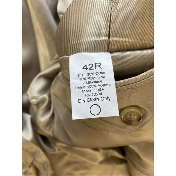 Orvis Mens Vtg Corduroy Sport Coat Sz 42R Tan Blazer Jacket Elbow Patch’s 90s - Picture 9 of 15